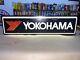 Vintage Yokohama Tire Double Sided Dealer Sign Lighted Check Out The Pics