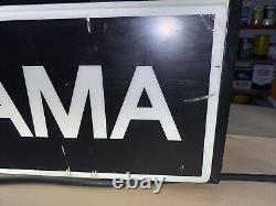 Vintage Yokohama Tire Double Sided Dealer Sign Lighted Check Out The Pics