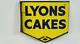 Vintage Original, Lyons Cakes Double Sided Wall Sign 18x16 (45cm X 40cm)