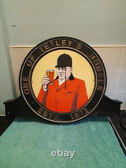 Vintage original Tetley house double sided sign