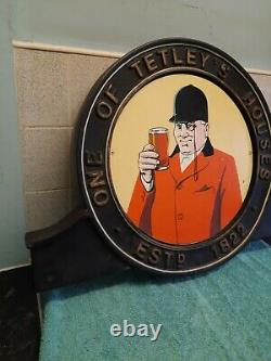 Vintage original Tetley house double sided sign