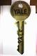 Vtg. 1925 Yale & Towne Key Lock Double Sided Sign Shop Locksmith Advertising