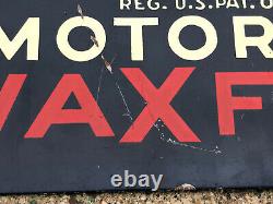 Vtg 1935 Havoline Motor Oil Rack Sign Tin Double Sided DST 21.25 Texaco Gas Oil