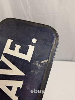 Vtg Porcelain Double Sided Street Sign Castle Hill Ave. Quimby Ave. Bronx NY