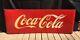 Vtg Rare 1950 Double Side Coca Cola Sled Sign 68 X 24 Original With Provenance