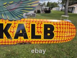 Vtg c. 1950s DEKALB Corn Seed Tin Flying Ear Weathervane Double Sided Sign Nice