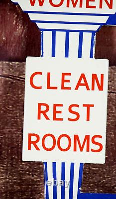 WOMEN CLEAN REST ROOMS DOUBLE SIDED (buy Women's sign get MENs sign FREE)