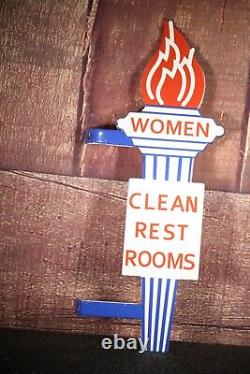 WOMEN CLEAN REST ROOMS DOUBLE SIDED (buy Women's sign get MENs sign FREE)