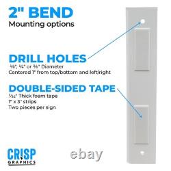 Warehouse Aisle Marker Signs Projecting Blade Signs Bulk Quantity Sets