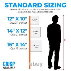 Warehouse Aisle Marker Signs Projecting Blade Signs Bulk Quantity Sets