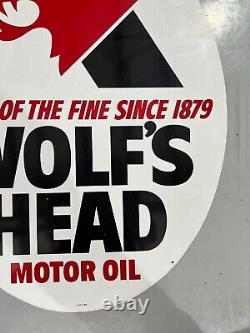 Wolfs Head Double Sided Sign