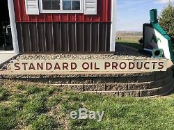 10 Standard Oil Produits Double Face Signe Porcelaine Bande