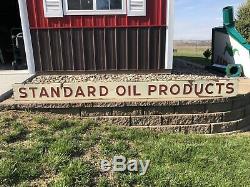 10 Standard Oil Produits Double Face Signe Porcelaine Bande