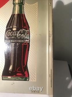 1951 Panneau De Bride Coca Cola À Double Bord