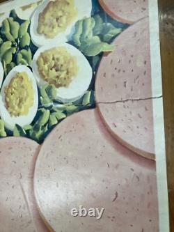 Armour Star Bologna Signe Huge ! 66x45 Vintage Recto-verso