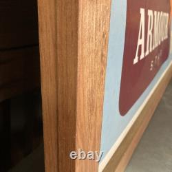 Armour Star Bologna Signe Huge ! 66x45 Vintage Recto-verso