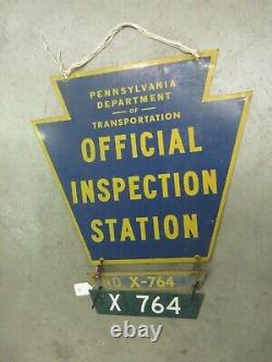 Avis D'inspection De La Vinnsylvanie Signalisation D'inspection De La Vinnsylvanie Avec Les Numéros M-67