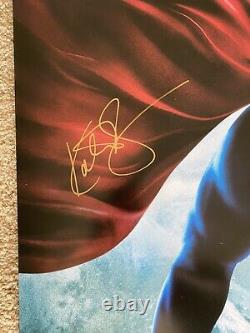 Brandon Rooth Superman Retourne Le Cast Signé X3 Double Face 27x40 Affiche Coa