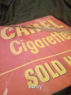 Cigarettes De Chameau Vintage À Double Face Plaquée Vendu ICI 966 Rare