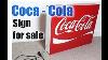 Coca Cola Panneau Double Face Boîte À Lumière Coke Publicité Rare Salut