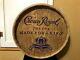 Crown Royal Double Face Whisky Barrel Top Sign Cave Man Décor Whiskey Head