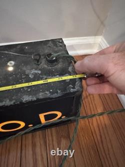 ENSEIGNE ÉLECTRIQUE À DOUBLE FACE ORIGINALE MÉDICALE DOCTEUR OPTOMÉTRIE OD 26,5