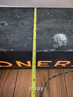 ENSEIGNE ÉLECTRIQUE À DOUBLE FACE ORIGINALE MÉDICALE DOCTEUR OPTOMÉTRIE OD 26,5