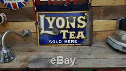 Enseigne Publicitaire Lyons Vintage Lyons Tea