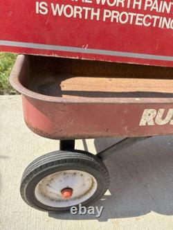 Enseigne de magasin de peinture vintage Rust-Oleum et ensemble d'affichage de chariot double face Rustoleum