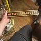 Enseigne Vintage Levi Strauss & Co. Stand Topper 151/2w3h Recto Verso