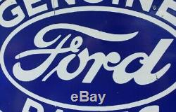 Ford Pièces D'origine Porcelaine Signe Double Face Chicago