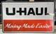 Grande Enseigne U-haul Vintage Originale En M&eacute;tal Double Face &ndash; D&eacute;m&eacute;nagement Simplifi&eacute; &ndash; Ancienne &ndash; Location