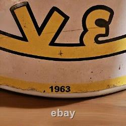 Géant panneau en porcelaine double face Chevrolet Corvette vintage 1963 uniquement sur Ebay