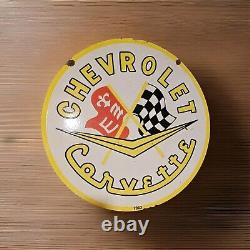 Géant panneau en porcelaine double face Chevrolet Corvette vintage 1963 uniquement sur Ebay Géant panneau en porcelaine double face Chevrolet Corvette vintage 1963 uniquement sur Ebay