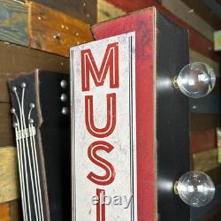 Grand Ole Opry Music City Panneau LED Vintage Inspiré Recto Verso 30 Marquee