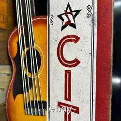 Grand Ole Opry Music City Panneau LED Vintage Inspiré Recto Verso 30 Marquee