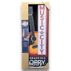 Grand Ole Opry Music City Panneau LED Vintage Inspiré Recto Verso 30 Marquee