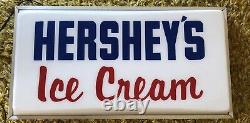 Ice Cream Vintage De Hershey Double Faced Light Up Sign