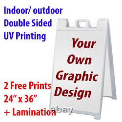 Impression Personnalisée Un Cadre Signicade Double Sided Indoor Outdoor Business Road Sign
