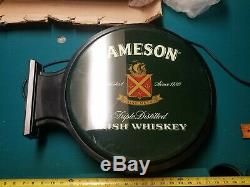Jameson Irish Whiskey Panneau Lumineux Double Face Pour Mur De Signe Bar Man Cave Pub