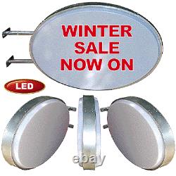 Light Box Signs Vente Oval Led Projecting Illuminating Blank Double Sided Sign