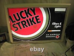 Light-up Illuminated Double Sided Advertising Sign Frame Lucky Strip Cigarette