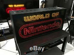 Nintendo World Of Nintendo Double Sided Fibre M36a Magasin Afficher Signe