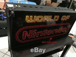 Nintendo World Of Nintendo Double Sided Fibre M36a Magasin Afficher Signe