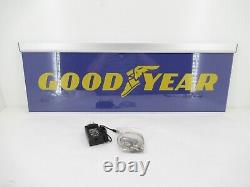 Nouvelle enseigne double-face éclairée par LED pour publicité sur vitrine de pneus Goodyear