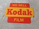 Original Nous Vendons Le Métal Double Face De Signe De Publicité De Film De Kodak