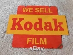 Original Nous Vendons Le Métal Double Face De Signe De Publicité De Film De Kodak