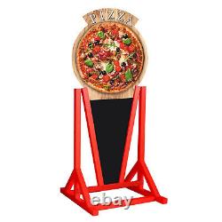 Panneau De Trottoir Pizza Support De Revêtement En Bois Résistant À L'eau À Cadre A