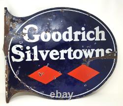 Panneau Flasque Bonnes Richesses Silvertowns Vintage Double Face Diamants Porcelaine Bleue