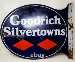 Panneau Flasque Bonnes Richesses Silvertowns Vintage Double Face Diamants Porcelaine Bleue